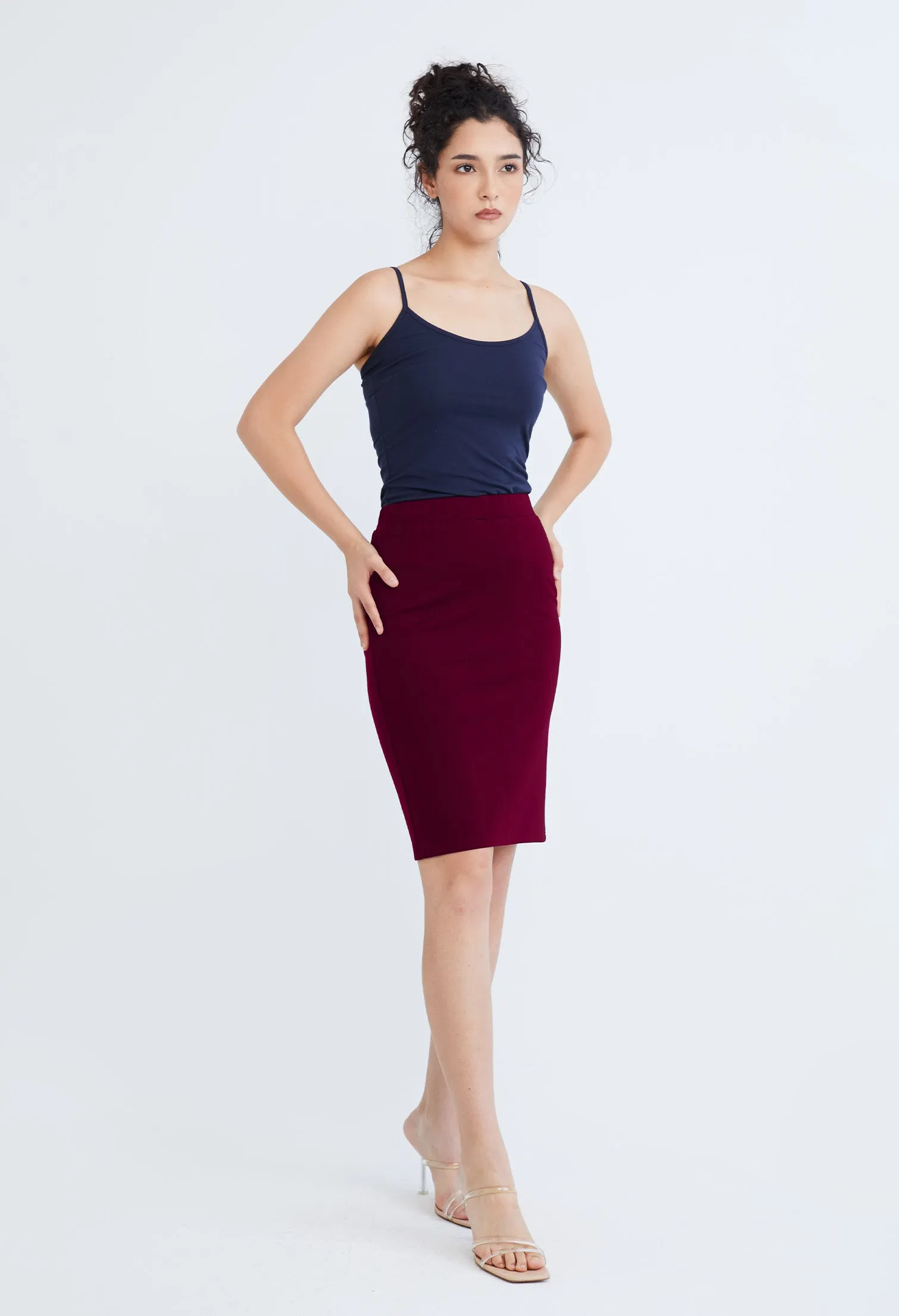 Basic Office Pencil Skirt