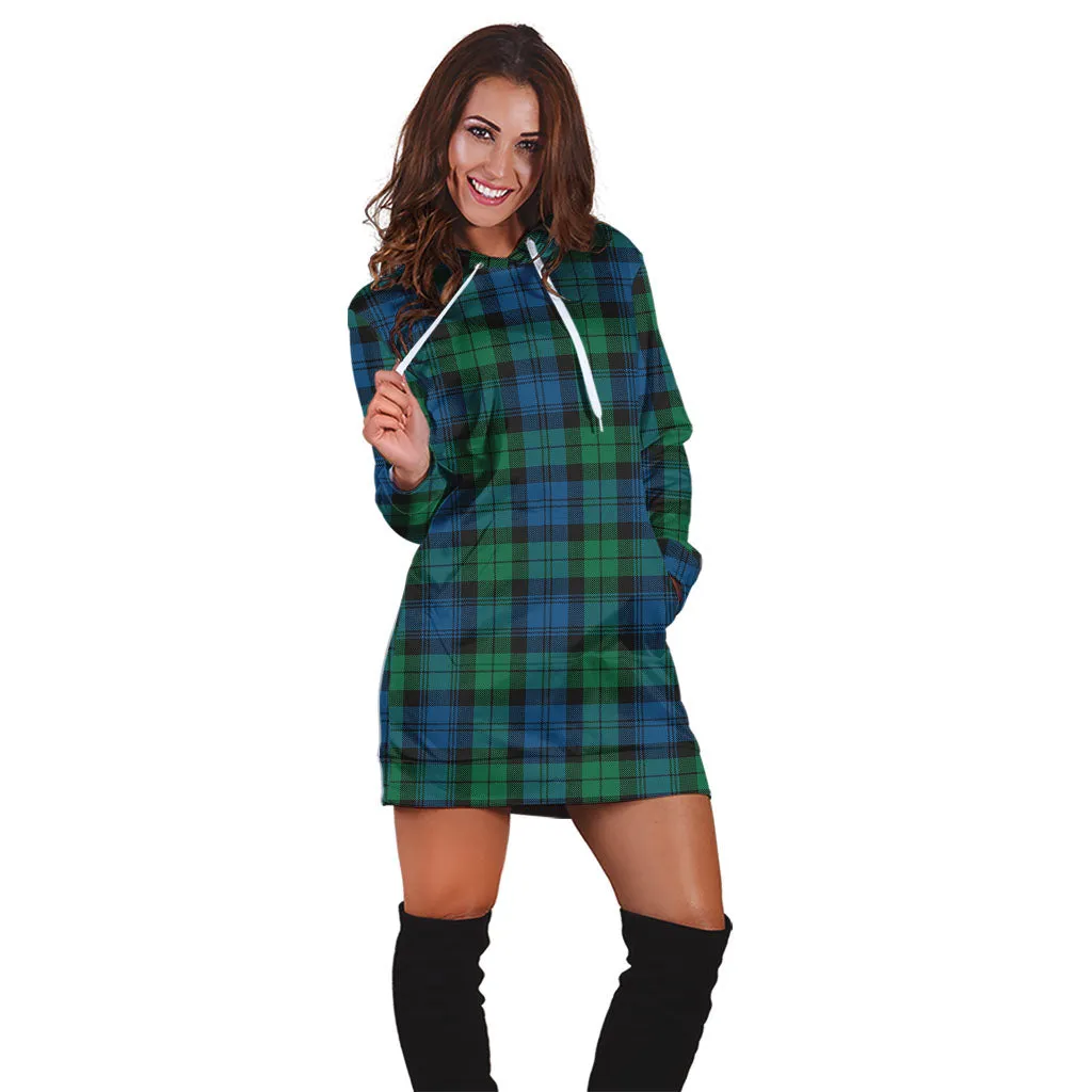 Black Watch Ancient Tartan Hoodie Dress