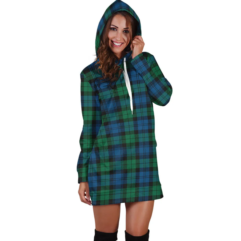 Black Watch Ancient Tartan Hoodie Dress