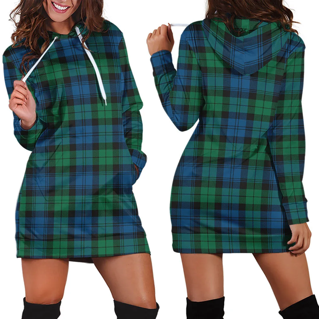 Black Watch Ancient Tartan Hoodie Dress