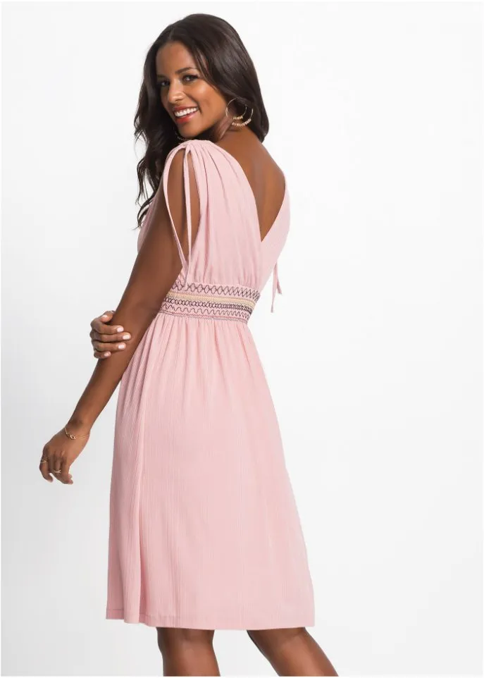 Bodyflirt Boutique ruffle dress, pink