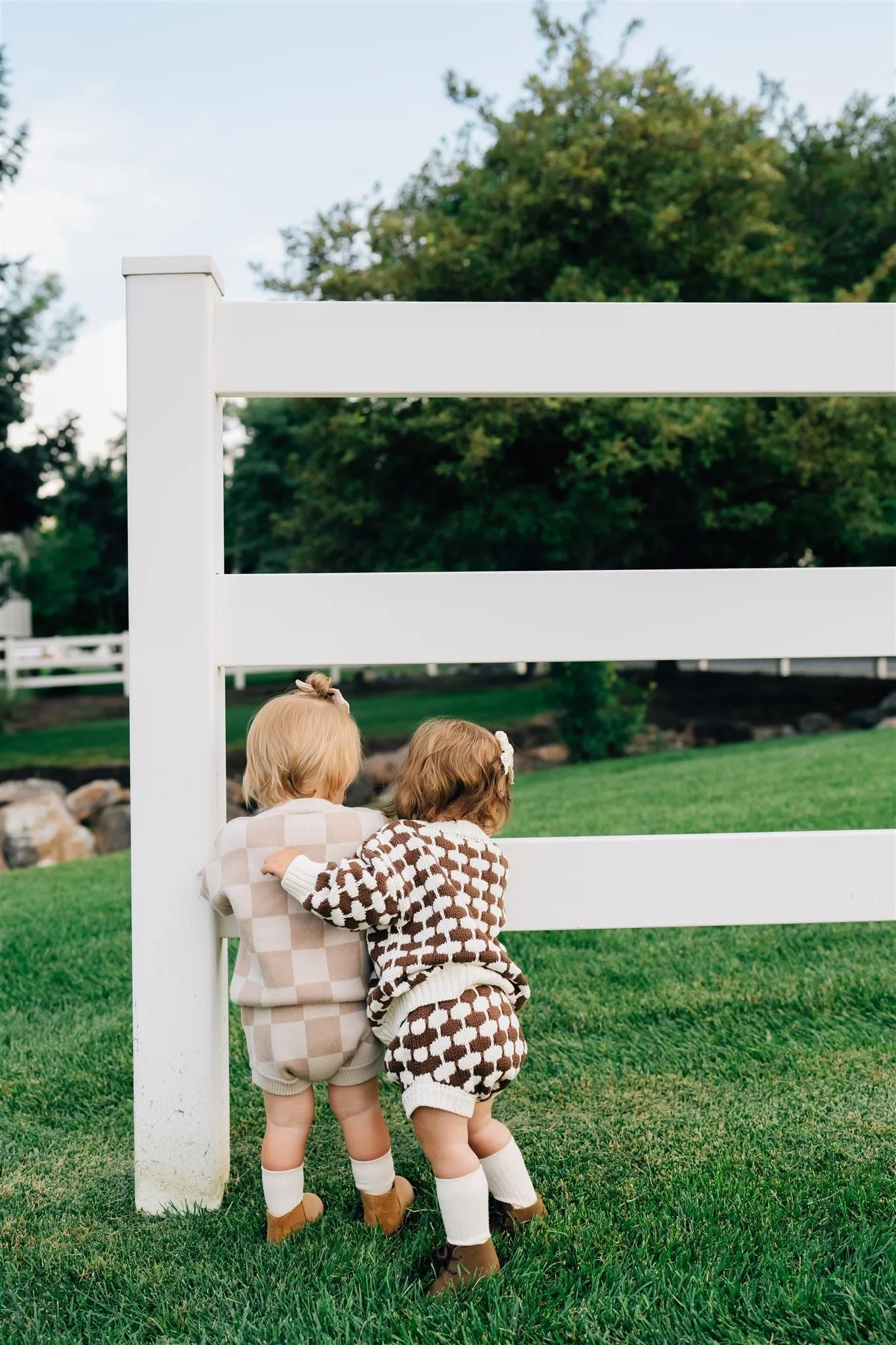 Brown   Cream Knit Bloomers