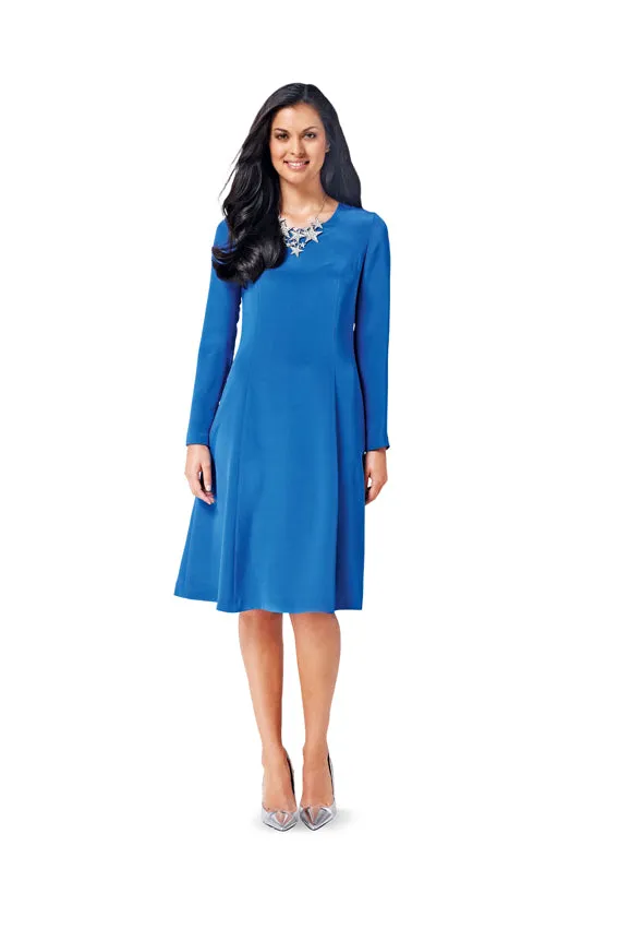 Burda 6821 Misses Dress pattern | Easy