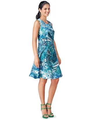 Burda 6821 Misses Dress pattern | Easy