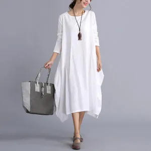 Casual Plus Sizes Long Cozy Women Dresses