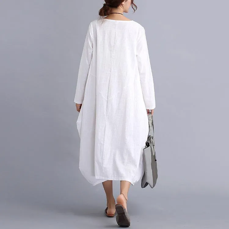 Casual Plus Sizes Long Cozy Women Dresses