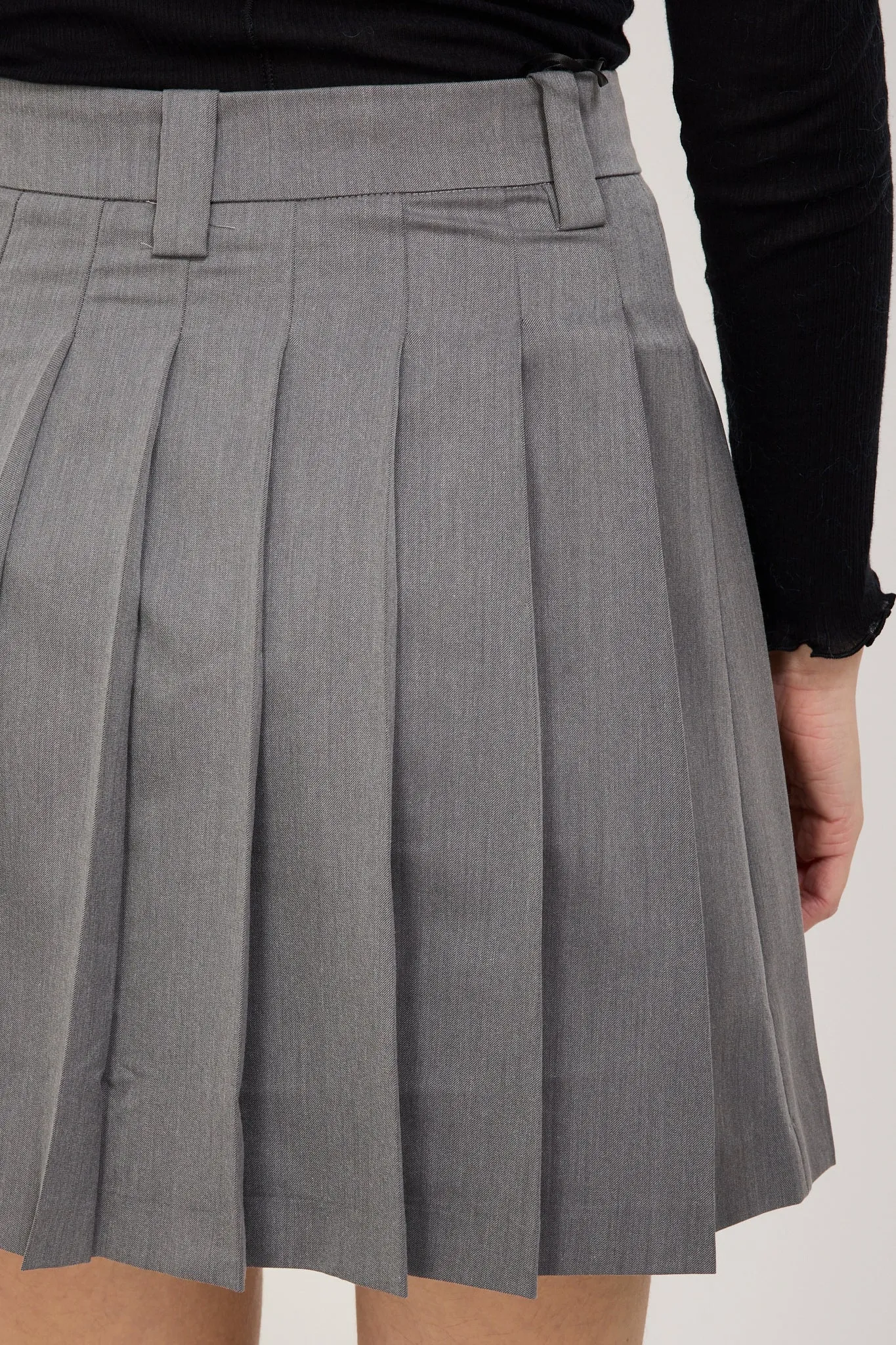 Cosmo Pleated Skirt Grey