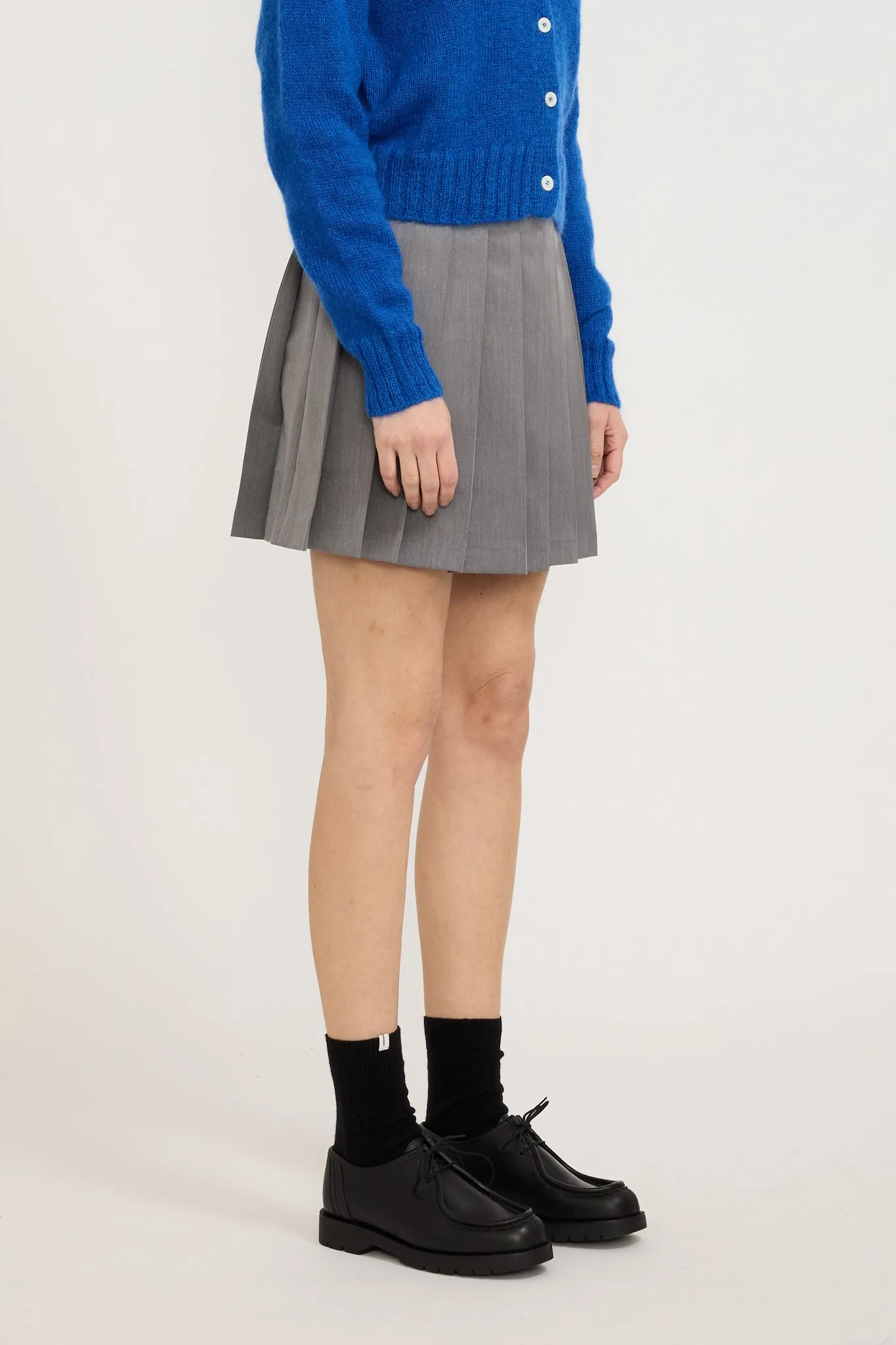 Cosmo Pleated Skirt Grey