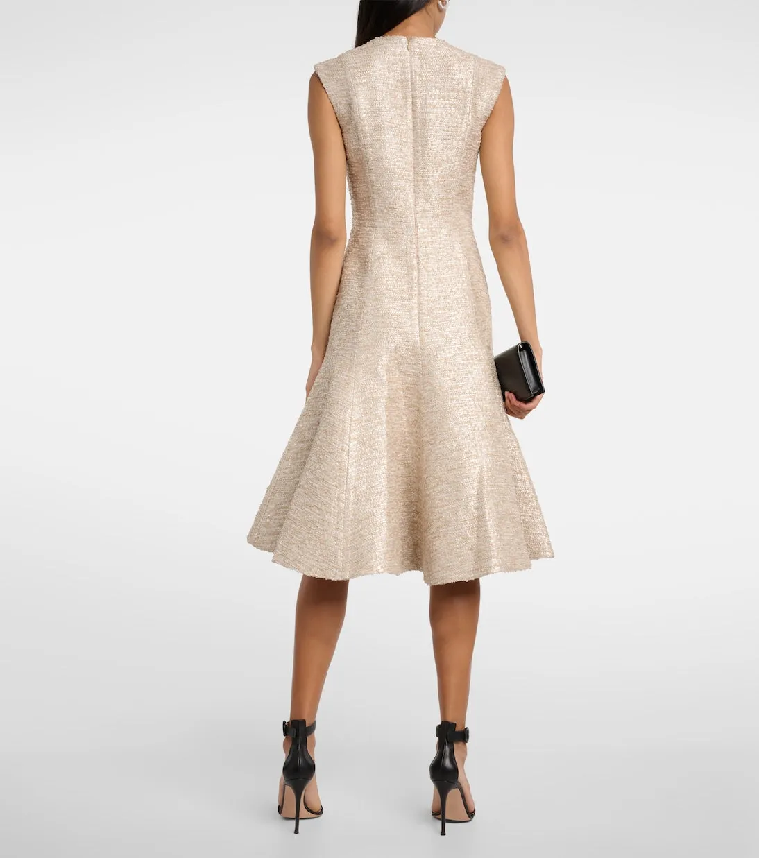 Emilia Wickstead Denver minidress, beige