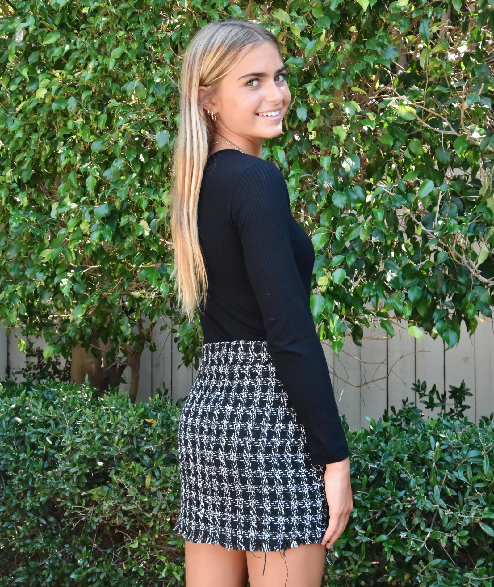 FBZ Girls Tweed Skirt