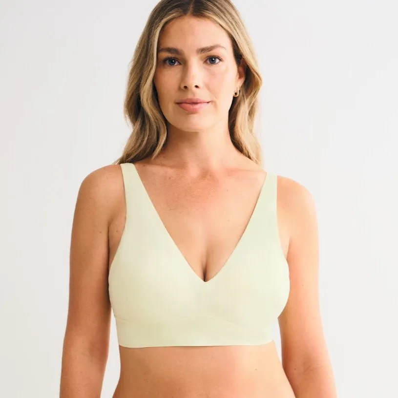 Floatley 2-Pack Cozy Wireless Plunge Bra