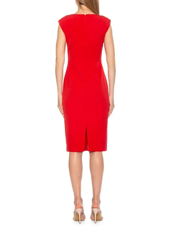 Harper Alexia Admor midi sheath dress, navy