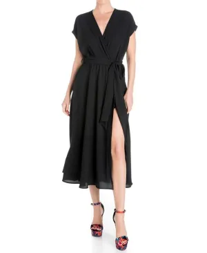 Jasmine Meghan Los Angeles Women's Midi Dress, Black