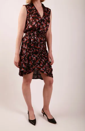 Kayla Dress in Black/ Multicolour