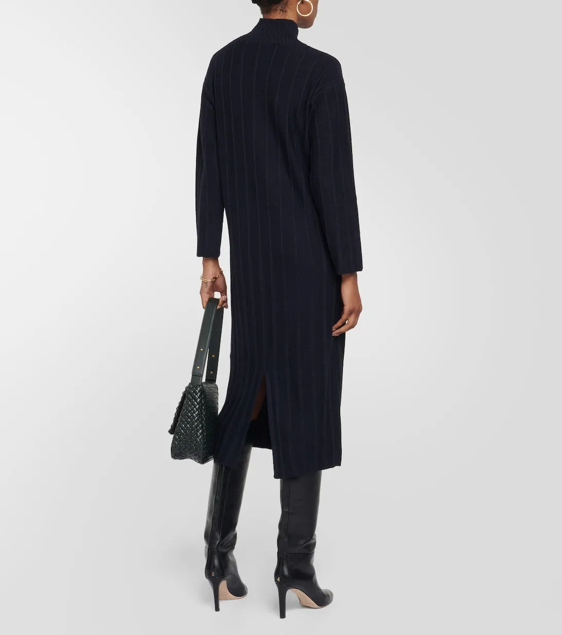 Leisure arezzo midi dress in Max Mara wool, blue