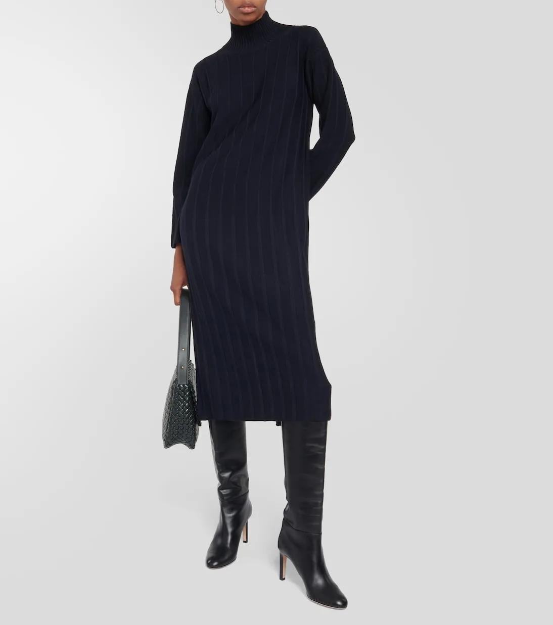 Leisure arezzo midi dress in Max Mara wool, blue