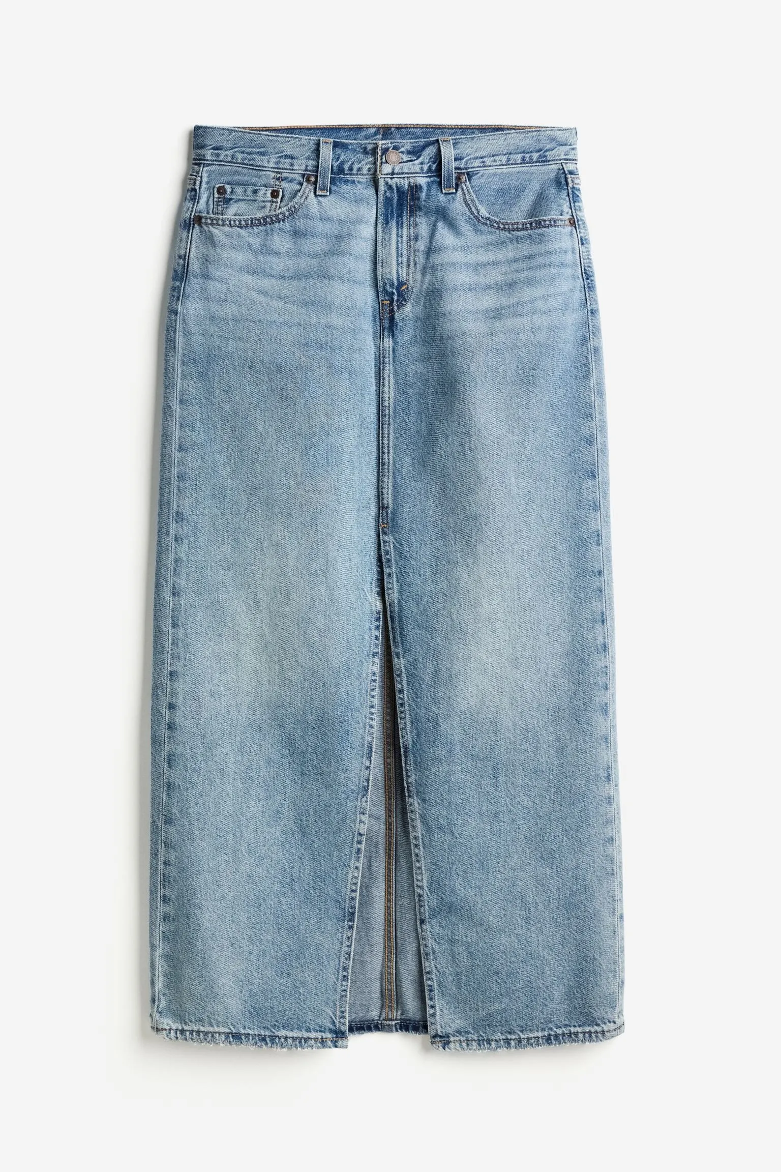 Levi's Ankle Column Skirt, blue