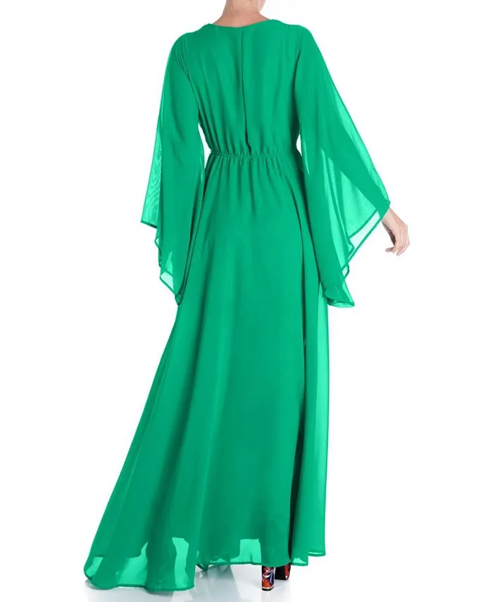 Meghan Los Angeles Women's Sunset Maxi Dress, Green