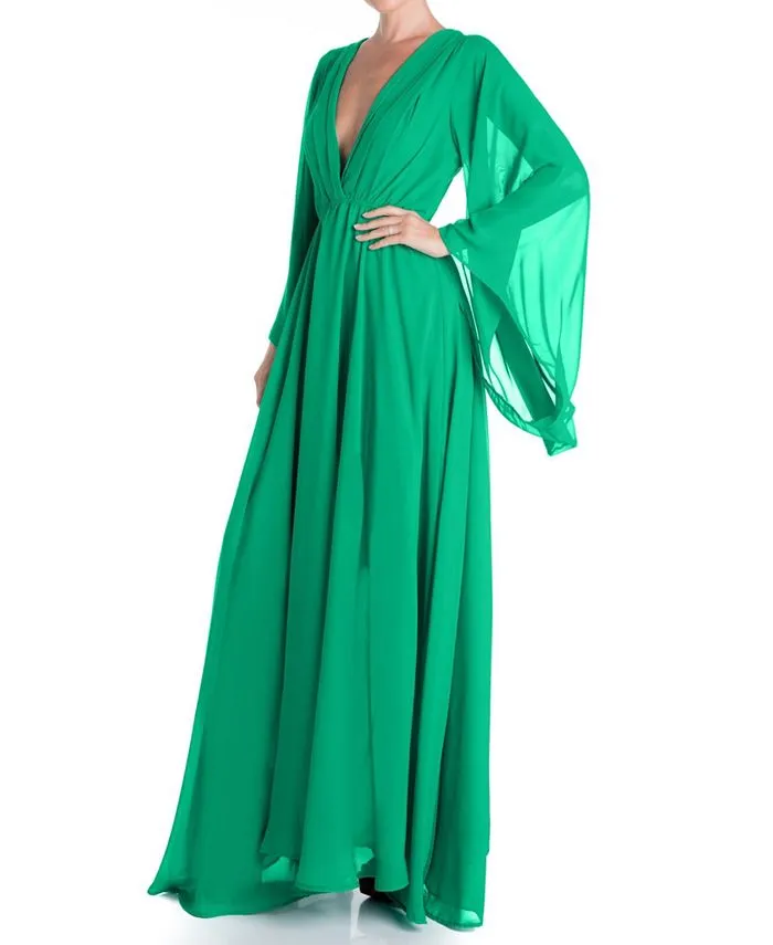 Meghan Los Angeles Women's Sunset Maxi Dress, Green