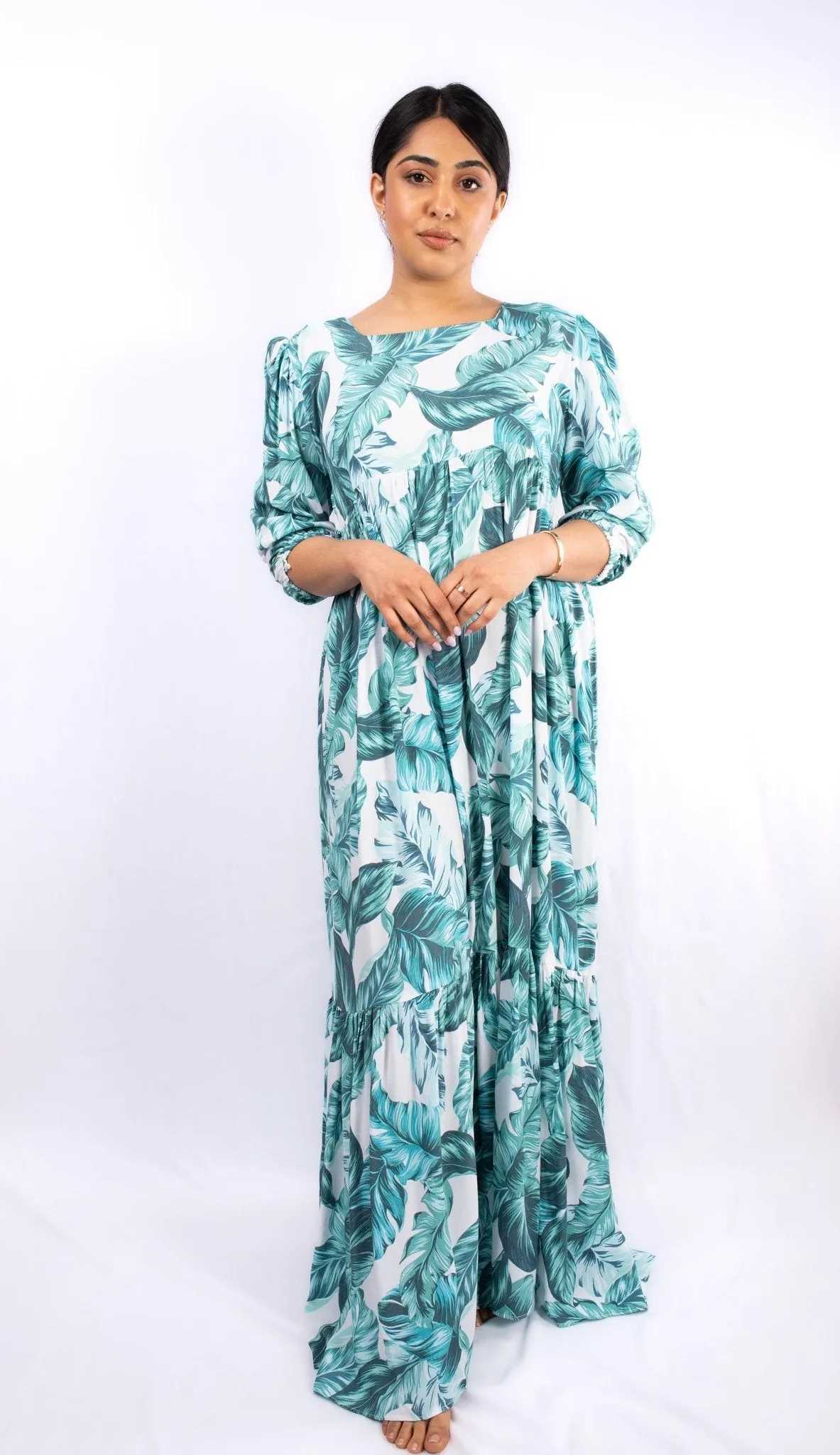 Perfect Sleeve Loose Plain, Breezy, Long Maxi Dress for Summer - CLEARANCE