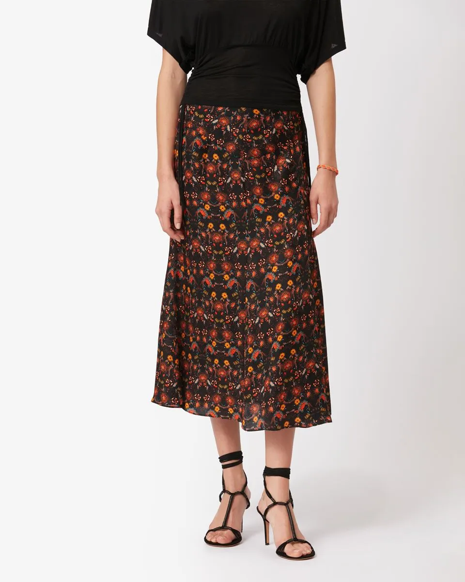 Prielle Skirt in Black