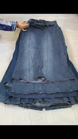 Retro Revival: Y2K Denim Maxi Skirts (GRV-10-218)