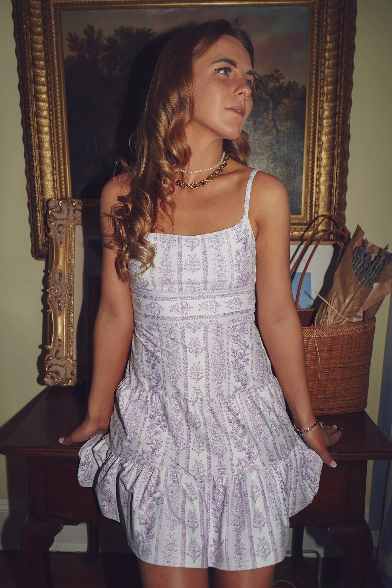 The Fleur Dress - Lavender Haze