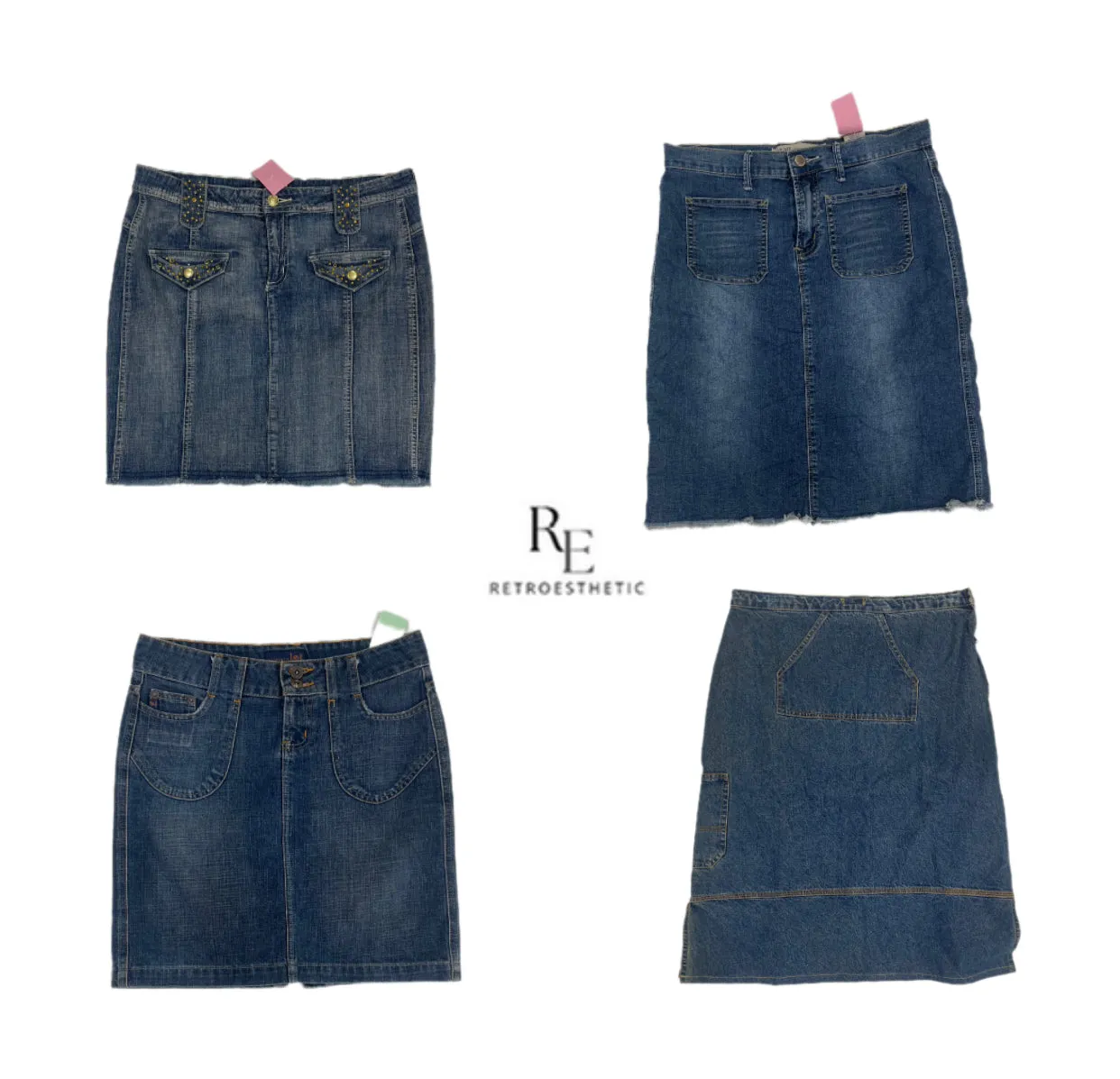 Y2K Denim Skirts (SR-322)